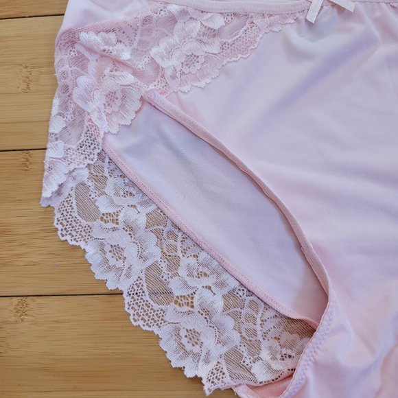 Rene Rofe Lingerie Women's Panty 3-pack Size L Lace Edge - Picture 8 of 10